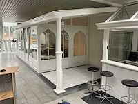 Aluminium serre met overkapping - afbeelding 7 van  11