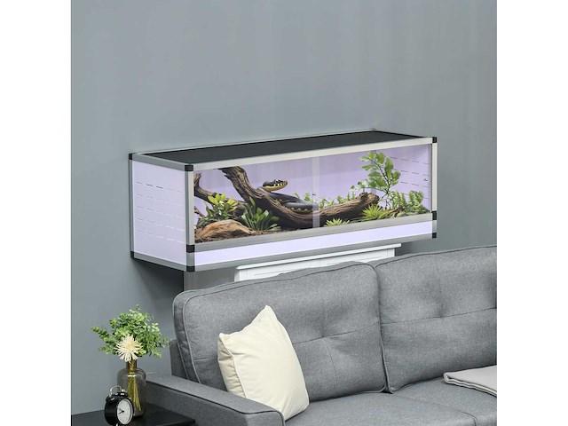 Aluminium terrarium voor reptielen, amfibieën, spinachtigen - afbeelding 2 van  8