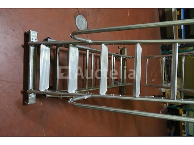 Aluminium trapladder met andré-leuningen - afbeelding 5 van  10