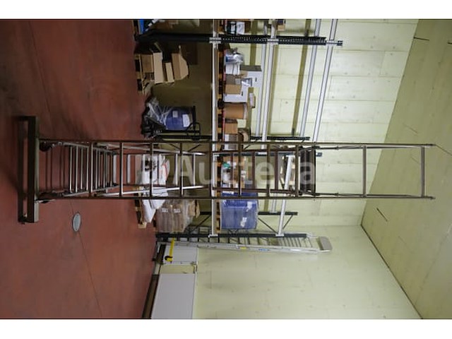 Aluminium trapladder met andré-leuningen - afbeelding 7 van  10