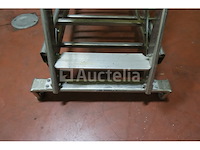 Aluminium trapladder met andré-leuningen - afbeelding 9 van  10