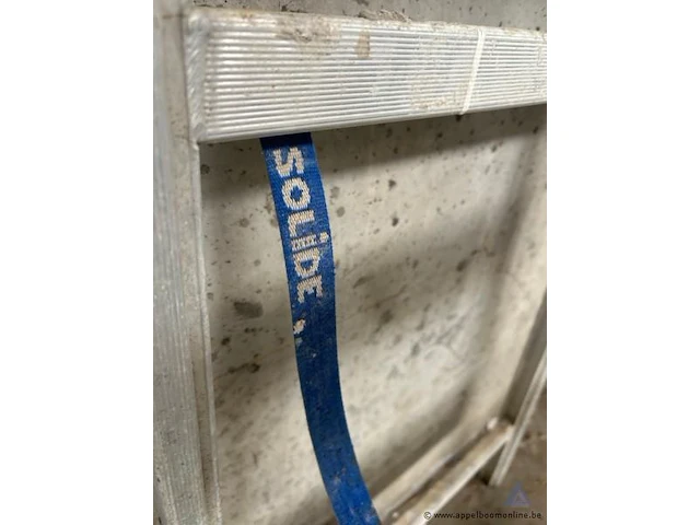 Aluminium trapladder solide, 5 treden - afbeelding 2 van  2