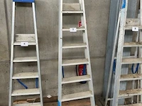 Aluminium trapladder solide, 7 treden