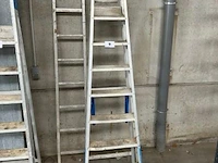 Aluminium trapladder solide, 7 treden