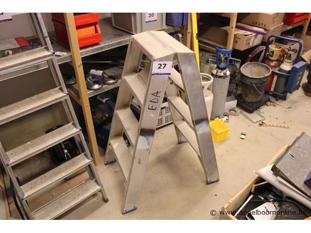 Aluminium trapladder - afbeelding 1 van  1