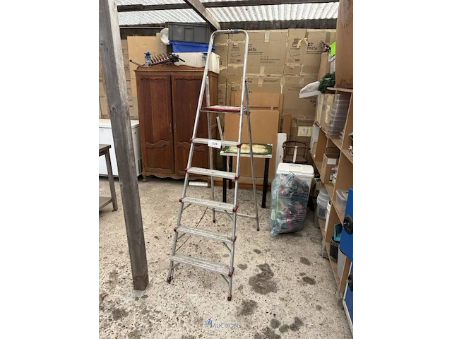 Aluminium trapladder - afbeelding 1 van  3