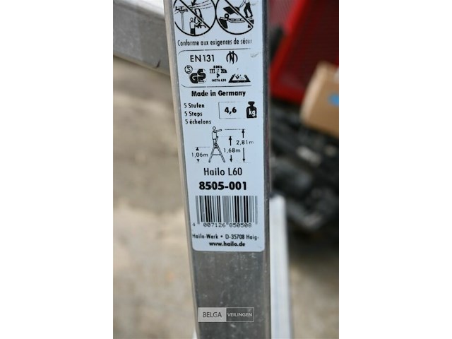 Aluminium trapladder - afbeelding 5 van  5