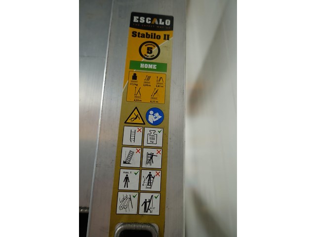 Aluminium trapladder - afbeelding 5 van  5