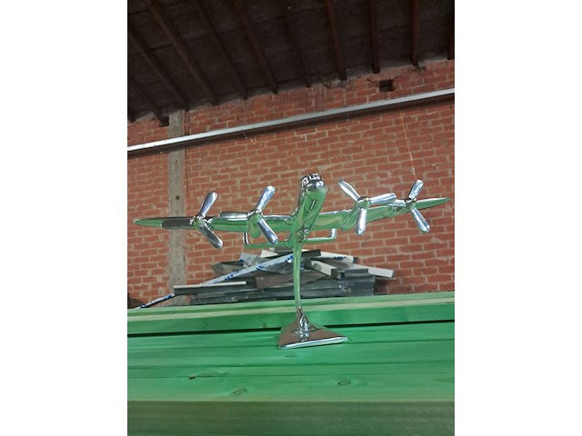 Aluminium vliegtuig b 415 mm l 300 mm h 200 mm - afbeelding 5 van  5