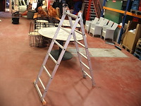 Aluminium vouwladder - afbeelding 2 van  2