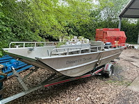 Aluminiumjon jon 662 alu boot op trailer damco - afbeelding 9 van  16