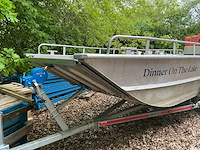 Aluminiumjon jon 662 alu boot op trailer damco - afbeelding 10 van  16