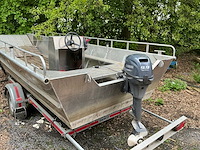 Aluminiumjon jon 662 alu boot op trailer damco - afbeelding 13 van  16