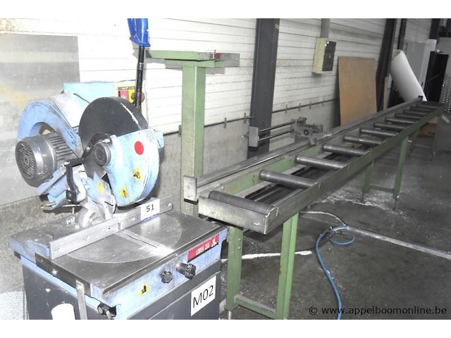 Aluminiumzaagmachine mep cobra 350, vv aanvoer en afvoer, werking niet gekend - afbeelding 4 van  4