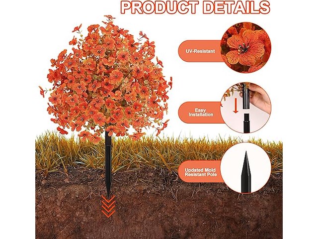 Alupssuc kunstbloemen (4 stuks) - afbeelding 3 van  3