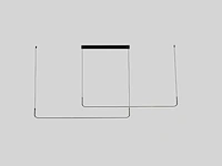 Alura linear hanglamp zand zwart 100cm&100cm duo lijn 40w led cct 3 kleur & 3 stappen dimmen(2x) - afbeelding 7 van  9