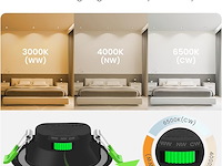 Alusso led-inbouwspot (6 stuks) - afbeelding 6 van  6