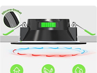 Alusso led-inbouwspot (6 stuks) - afbeelding 3 van  6