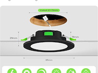 Alusso led-inbouwspot (6 stuks) - afbeelding 4 van  6