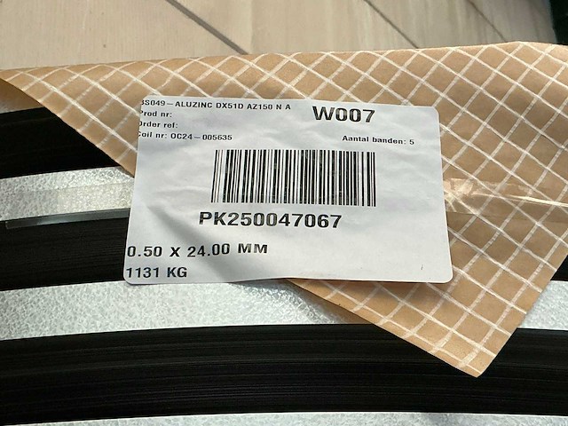 Aluzinc dx51d az150 n a coil (25x) - afbeelding 7 van  10