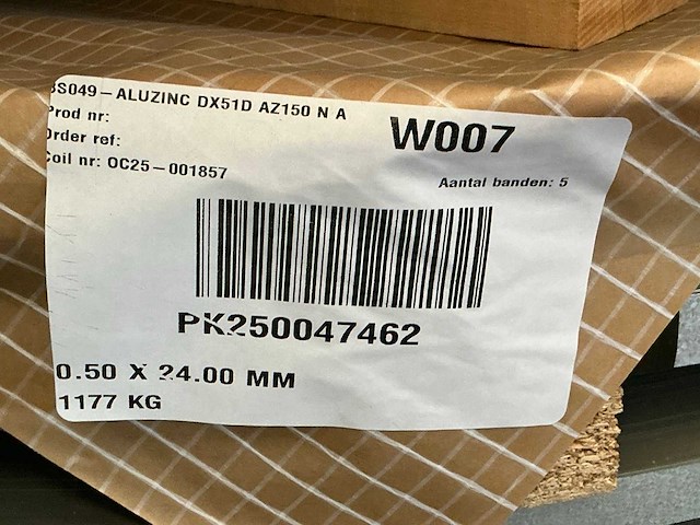 Aluzinc dx51d az150 n a coil (25x) - afbeelding 10 van  10