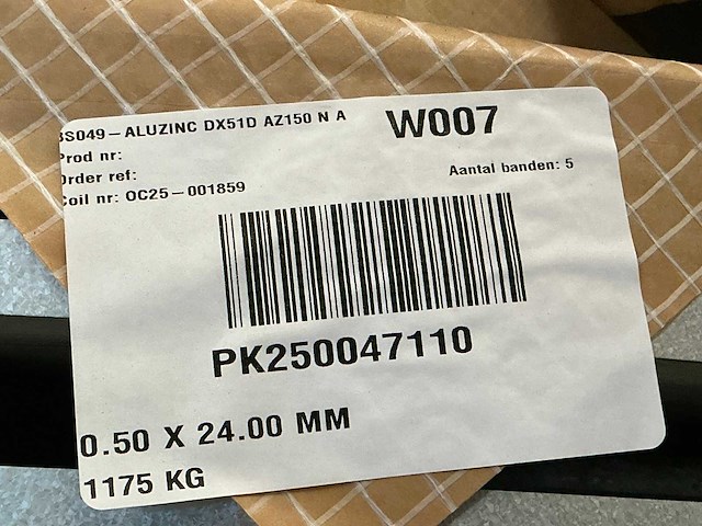 Aluzinc dx51d az150 n a coil (25x) - afbeelding 6 van  9