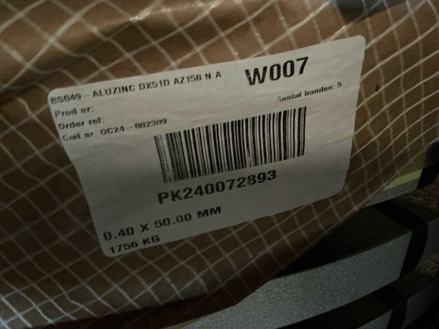 Aluzinc dx51d az150 na coil (18x) - afbeelding 8 van  8