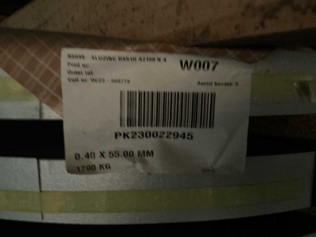 Aluzinc dx51d az150 na coil (22x) - afbeelding 5 van  8