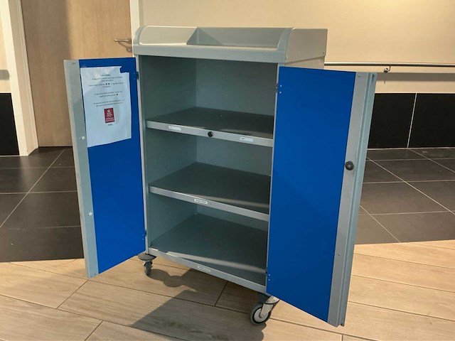 Alvi clean kc3950/2 linnen-/distributiewagen (3x) - afbeelding 3 van  3