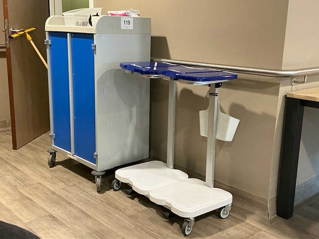 Alvi clean kc3950/2 linnen-/distributiewagen - afbeelding 5 van  6