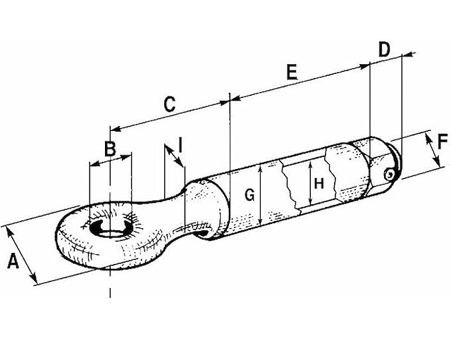 Ama draaioog cat. e1: trekoog, m24-schroefdraad - afbeelding 2 van  2