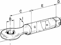 Ama draaioog cat. e1: trekoog, m24-schroefdraad - afbeelding 2 van  2