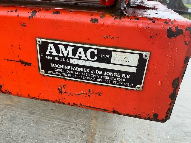 Amac e2 aardappelrooier & uienrooier - afbeelding 8 van  21