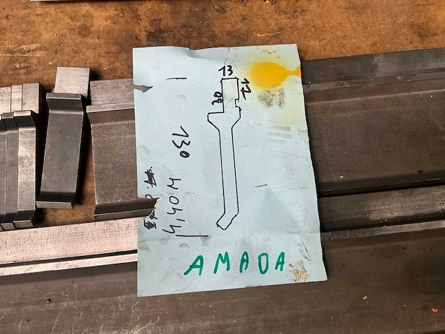 Amada snijmesset voor plaatschaar - afbeelding 4 van  5