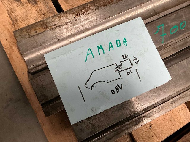 Amada snijmesset voor plaatschaar - afbeelding 5 van  5