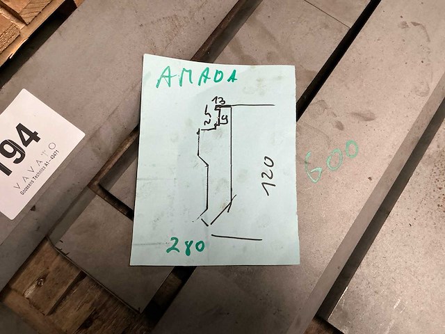 Amada snijmesset voor plaatschaar - afbeelding 3 van  4
