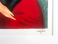 Amadeo modigliani - jeanne hebuterne (naar) - serigrafie - afbeelding 3 van  6