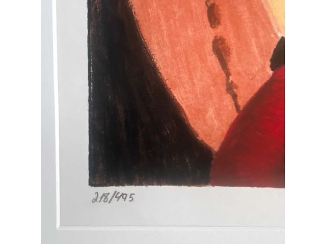 Amadeo modigliani - jeanne hebuterne (naar) - serigrafie - afbeelding 4 van  6