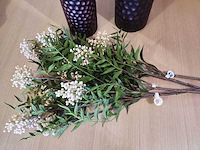 Amadeus - staand - decoratieve vazen met kunstplanten (2x) - afbeelding 3 van  6