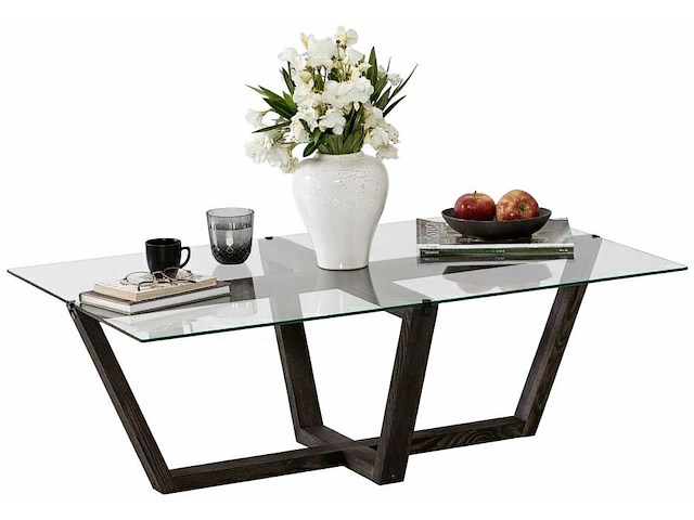 Amalfi salontafel | gehard glas | antraciet - afbeelding 7 van  7