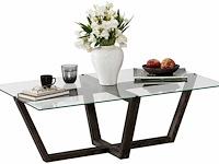 Amalfi salontafel | gehard glas | antraciet - afbeelding 7 van  7
