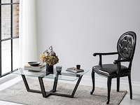 Amalfi salontafel | gehard glas | antraciet - afbeelding 2 van  6