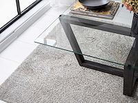 Amalfi salontafel | gehard glas | antraciet - afbeelding 3 van  6