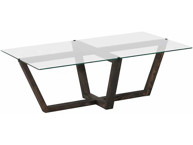 Amalfi salontafel | gehard glas | antraciet - afbeelding 4 van  6