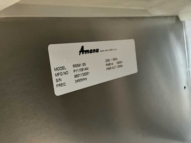 Amana rs591ss magnetron - afbeelding 5 van  5