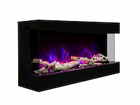 Amantii - 50 - tru view - xl - 125cm - 3-zijdig - insert - electric stove