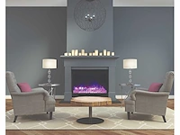 Amantii - zero cl - 31-3228-stl - 80 cm - toestel + kader - electric stove - afbeelding 3 van  3