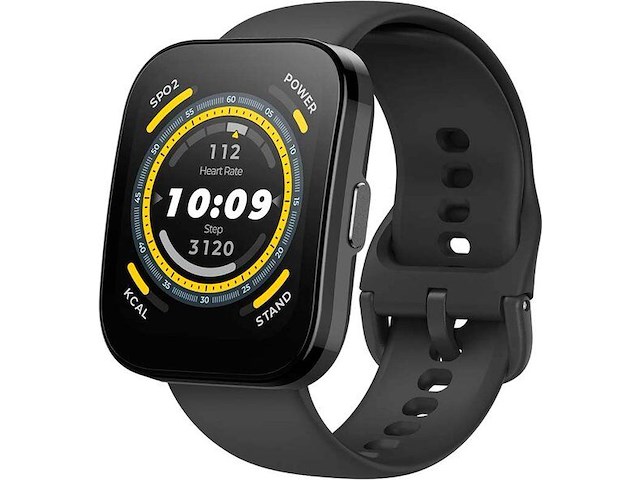 Amazfit bip 5 - smartwatch - 38 mm - soft black - afbeelding 3 van  5