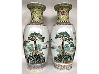 Amazing pair of jingdezhen chinese vases - afbeelding 4 van  36