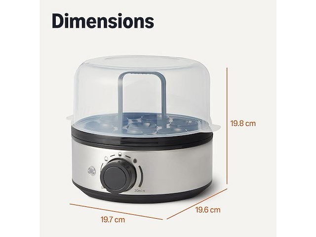 Amazon basics elektrische eierkoker - afbeelding 2 van  4